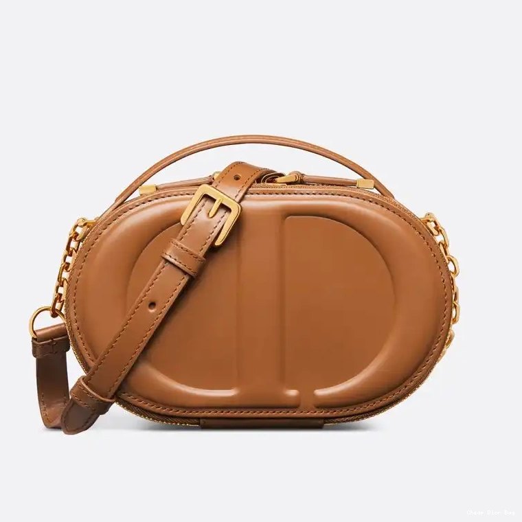 Oval Bag Dior Signature Camera CD Brown Calfskin 0507